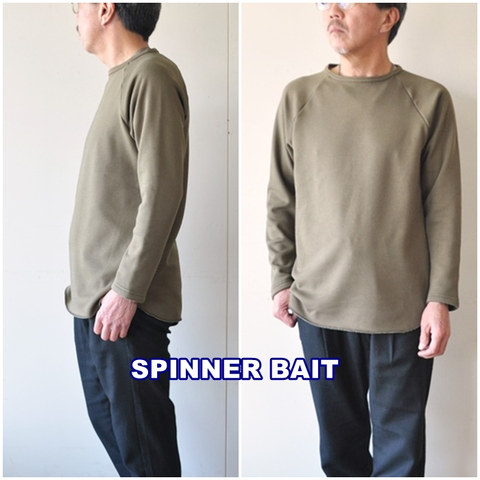 Spinner Bait　スピナーベイト 　ボンバーヒート 　ラグランクルーネック カットソー