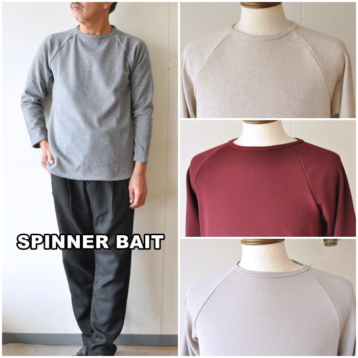 Spinner Bait　スピナーベイト 　ボンバーヒート 　ラグランクルーネック カットソー