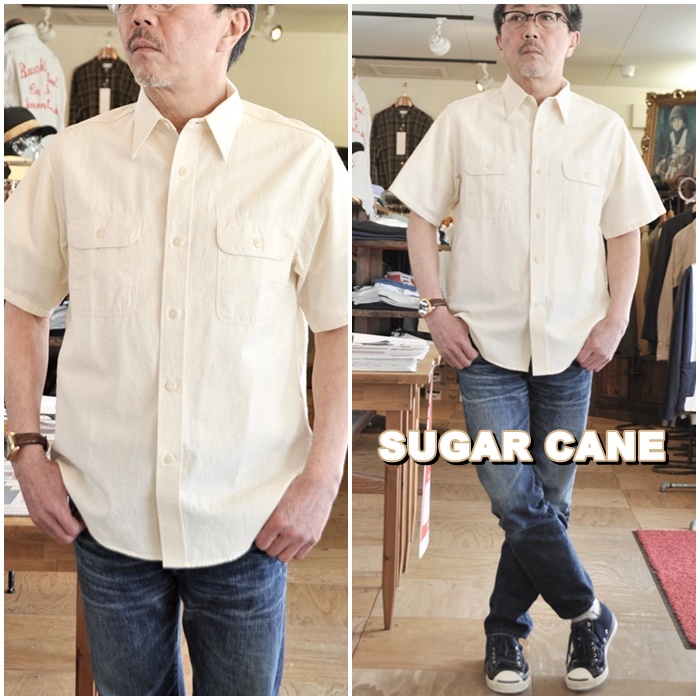 SUGARCANE シュガーケーン　半袖ワークシャツ　37942　東洋エンタープライズ　ＴＯＹＯ