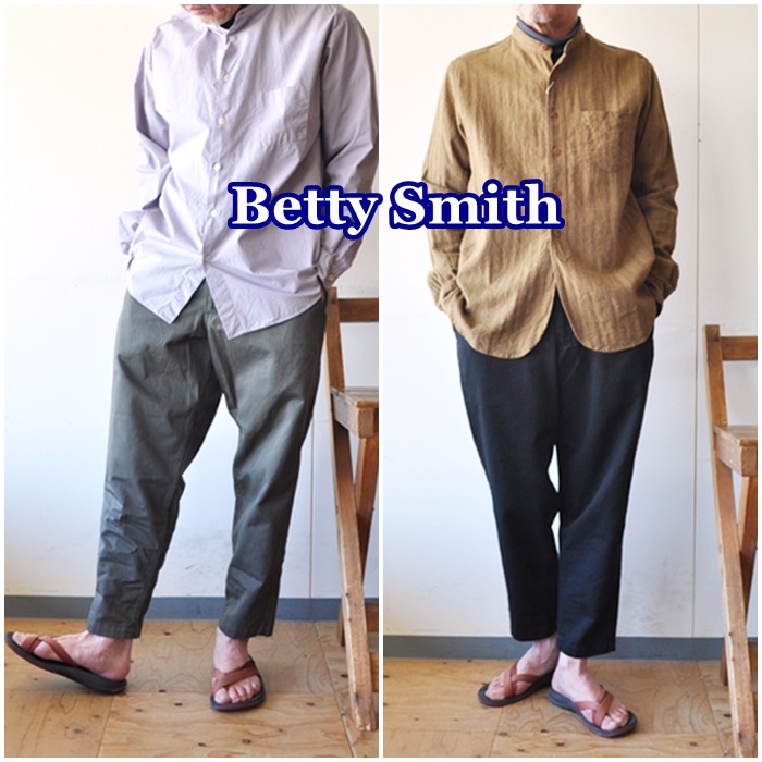 BettySmith ベティスミス ワイドテーパード  アンクル丈パンツ BSM-716B　