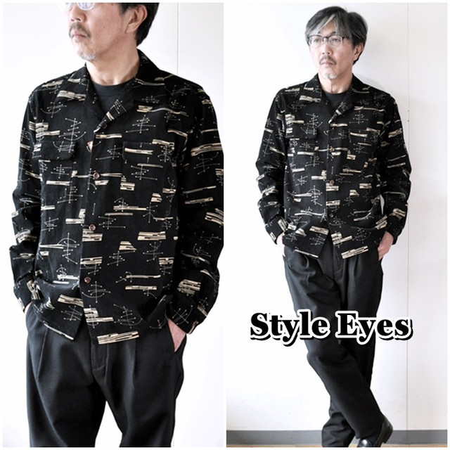 ＳＴＹＬＥＥＹＥＳ　スタイルアイズ　メンズ　長袖シャツ　オープンシャツ　コーデュロイ生地
