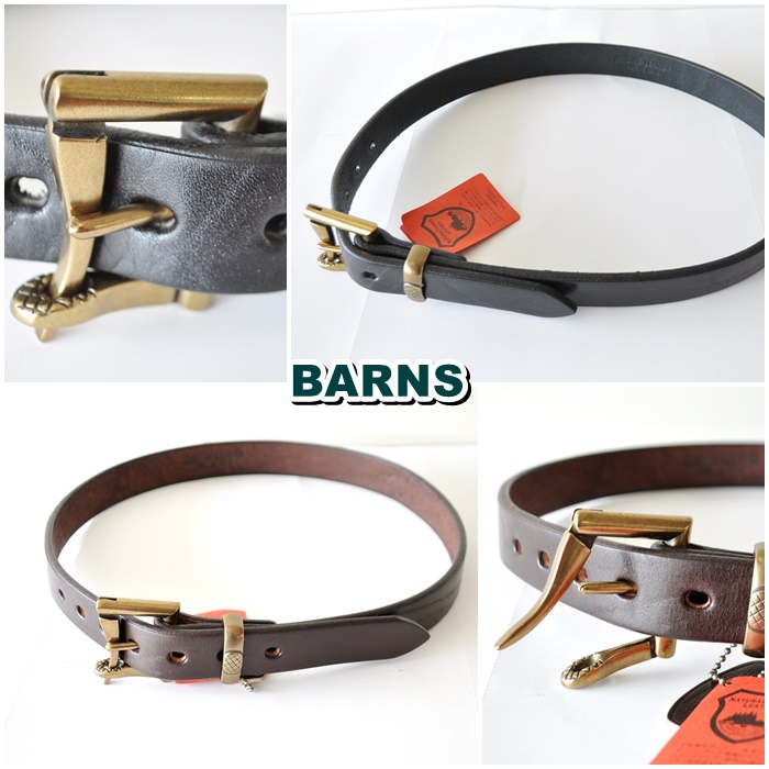 バーンズ　ＢＡＲＮＳ　レザーベルト　栃木レザー　ＬＥ－４０２４　メンズベルト
