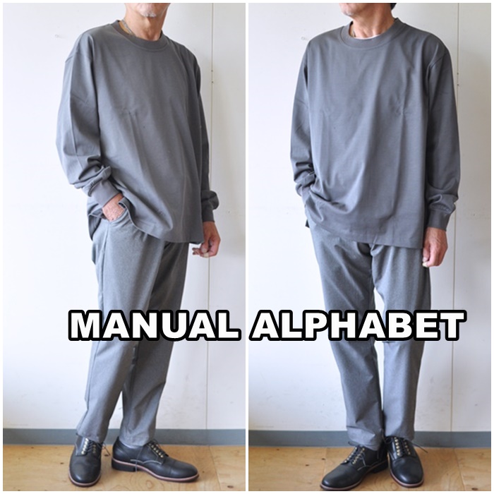 ８月１１日　新作入荷情MANUAL ALPHABET　 マニュアルアルファベット　長袖カットソー