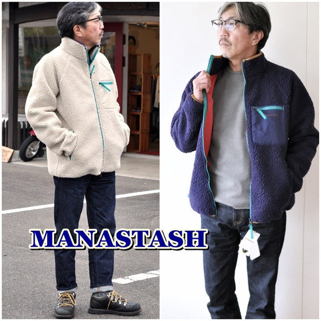 ＭＡＮＡＳＴＡＳＨ　マナスタッシュ　ボアフリースジャケット　７１９２０５０　メンズ　ボアフリース