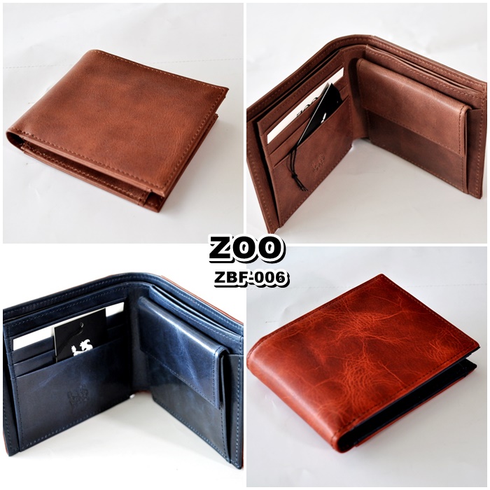【ZOO】ズー　 （バジャービルホールド4）ＺＢＦ－００６　キップレザー製二つ折り財布