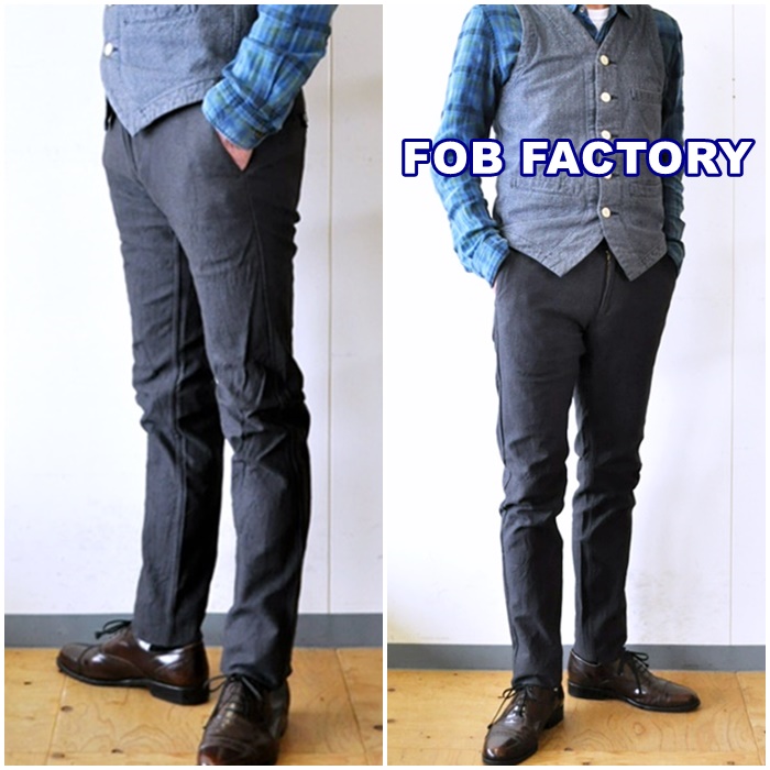 FOB　FACTORY/エフオービーファクトリー　F0423　オンオフトラウザーパンツ