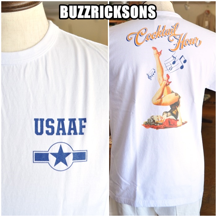 BUZZRICKSONS  バズリクソンズ　プリントTシャツ　78911　Tシャツ