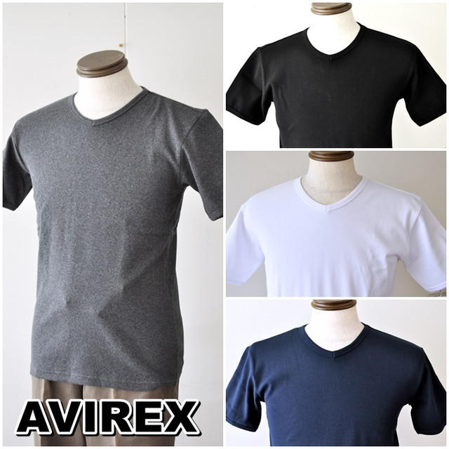 アビレックス　avirex デイリーウェア 半袖Ｔ Ｖネック　6143501