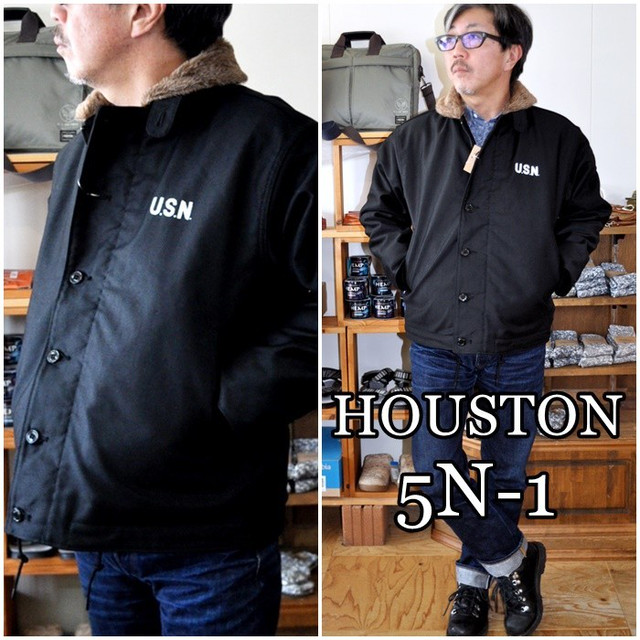 ヒューストン 　HOUSTON 　N-1　 デッキ ジャケット　 ミリタリー　 海軍