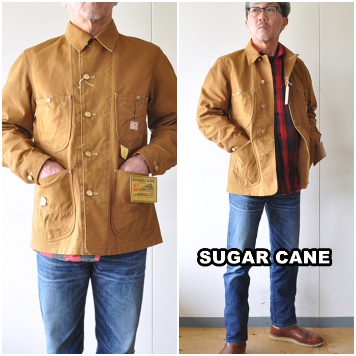 SUGAR CANE　シュガーケーン　　１３オンス　ブラウンダック　　WORK COAT　