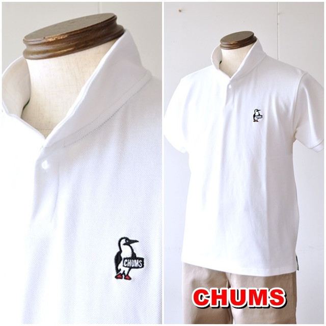 CHUMS チャムス　ショールポロシャツ　CH02-1140 　メンズ　ポロシャツ　かのこポロ