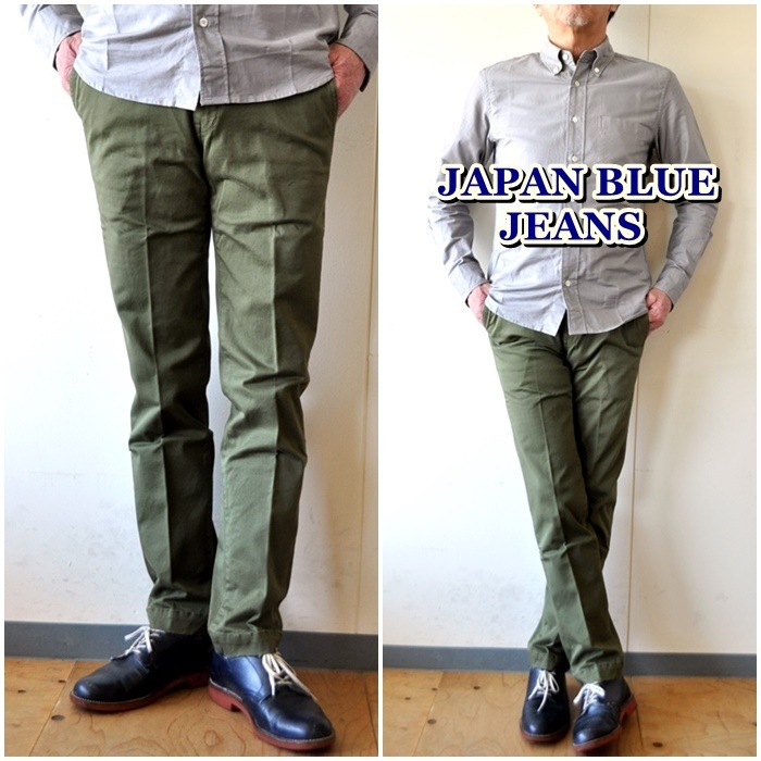 ＪＡＰＡＮＢＬＵＥＪＥＡＮＳ　ストレッチテーパードパンツ　jb4100　
