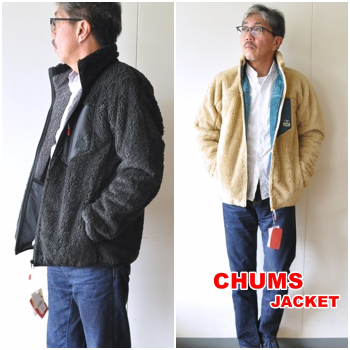 CHUMSチャムス　ボンディング　フリースジャケット　ch04-1242