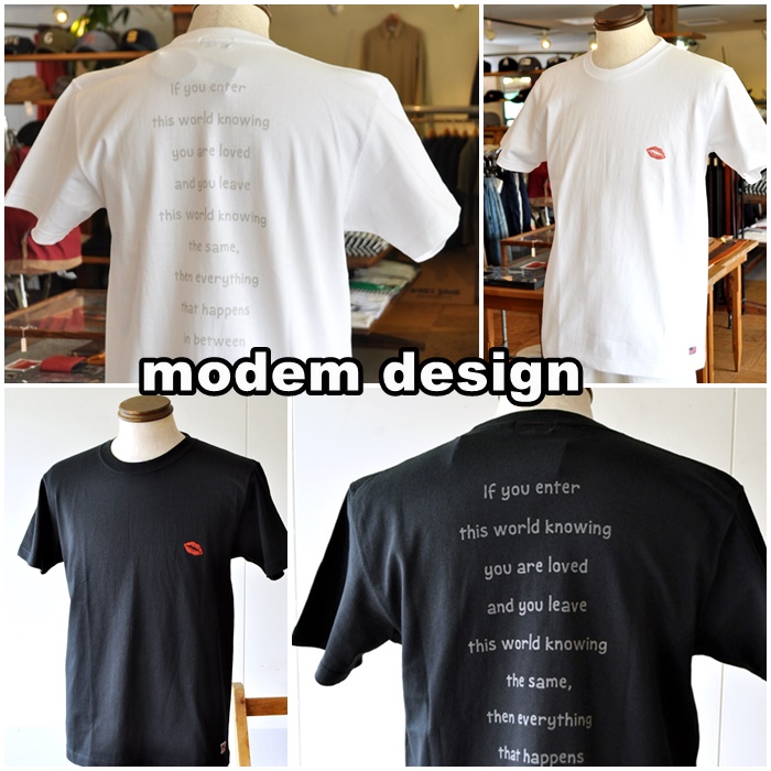 modemdesign　 モデムデザイン　半袖T　 カットソー2201055　Tシャツ