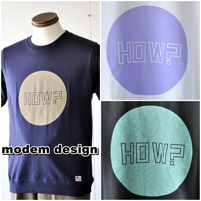 ＭＯＤＥＭＤＥＳＩＧＮ　モデムデザイン　半袖スウェットタイプＴシャツ　半袖Ｔシャツ　