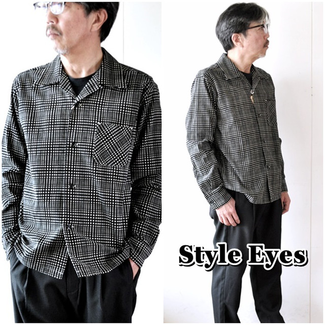 ＳＴＹＬＥＥＹＥＳ　スタイルアイズ　メンズ　長袖シャツ　オープンシャツ　コーデュロイ生地