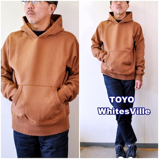 WHITESVILLE 　ホワイツビル 　4本針フラットシーマ　プルパーカー