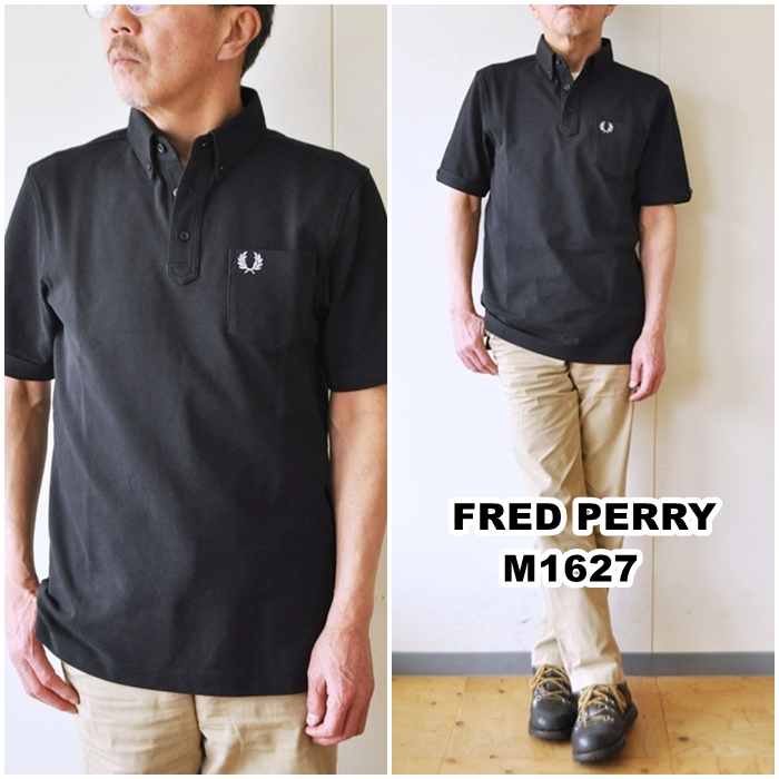 フレッドペリー　　FREDPERRY 　かのこ　ボタンダウンシャツ　M1627　鹿の子ポロ