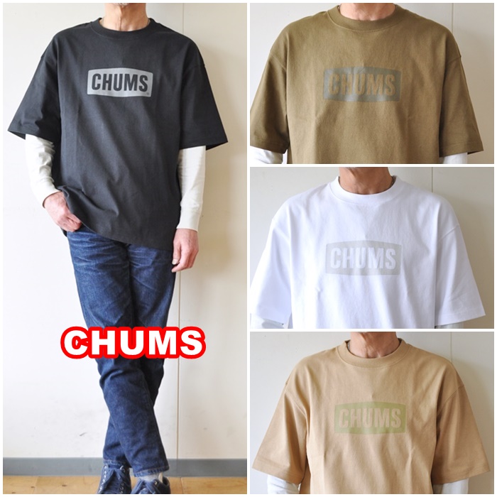 CHUMS チャムス　ヘビーウェイト　ロゴプリントTシャツ　ch01-1869