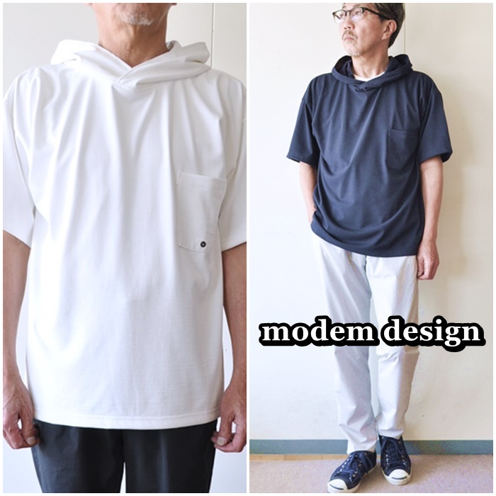 modemdesign モデムデザイン　半袖パーカーカットソー　2001356　Ｔシャツ　