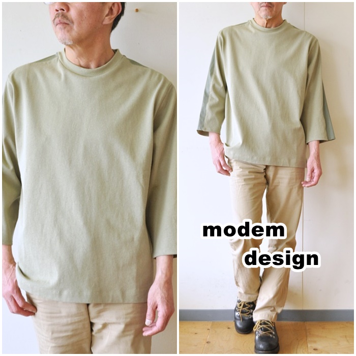 modemdesign　 モデムデザイン　七分袖カットソー　2010765 　メンズ　カットソー