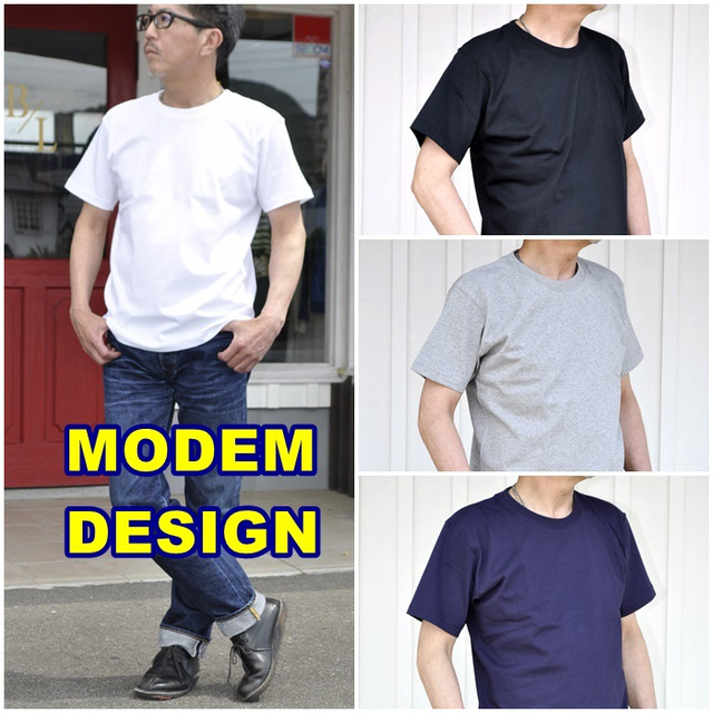 半袖tシャツ メンズ ブランドのモデムデザイン　間違いない定番アイテム
