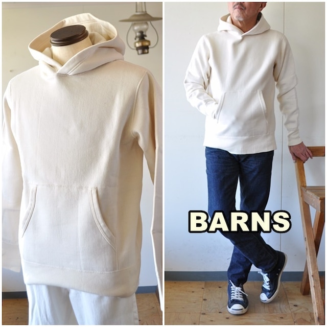 BARNS　 バーンズ　プルオーバースウェットパーカー　 BR3007