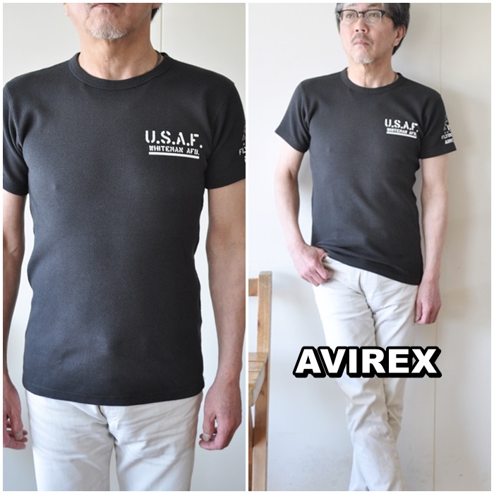 AVIREX 　アビレックス　　半袖Ｔシャツ　　6103412　メンズ　Ｔシャツ　アメリカ空軍