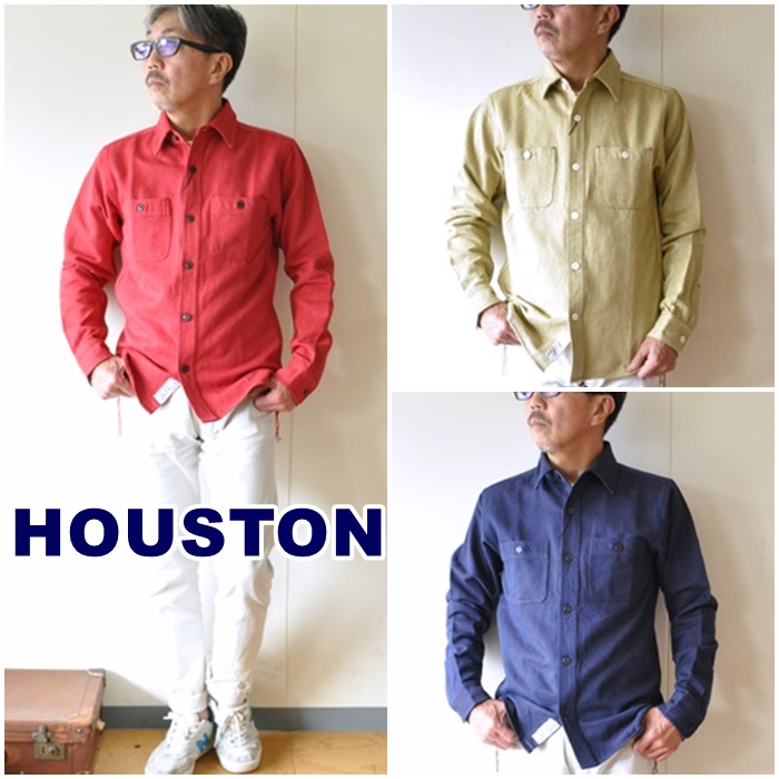 HOUSTON 　ヒューストンの　ヘビーネルビエラシャツ　ネルシャツとは　柔らかくて肉厚な素材
