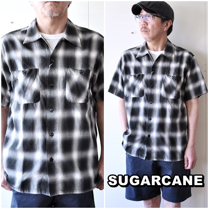 SUGARCANE シュガーケーン　オンブレチェックシャツ　38450　東洋エンタープライズ
