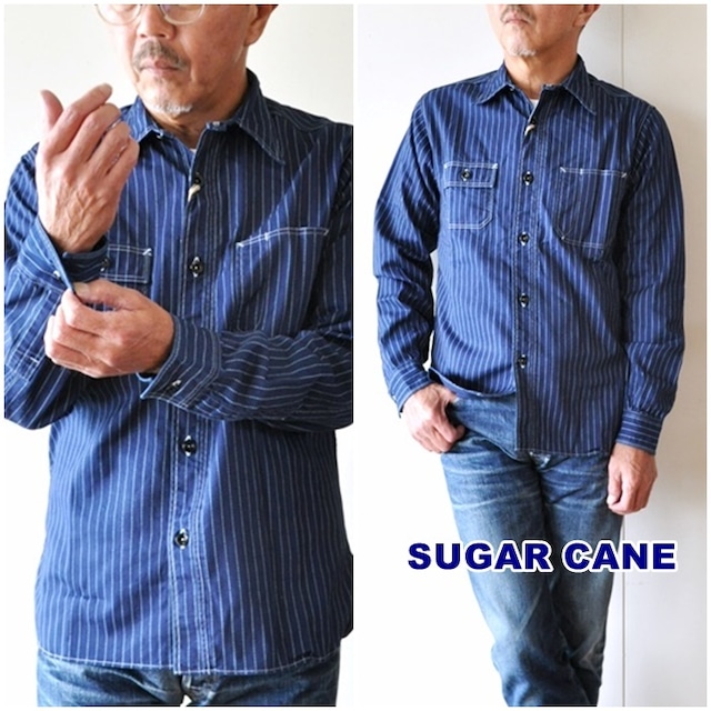 SUGARCANE シュガーケーン　ウォバッシュワークシャツ　 25551