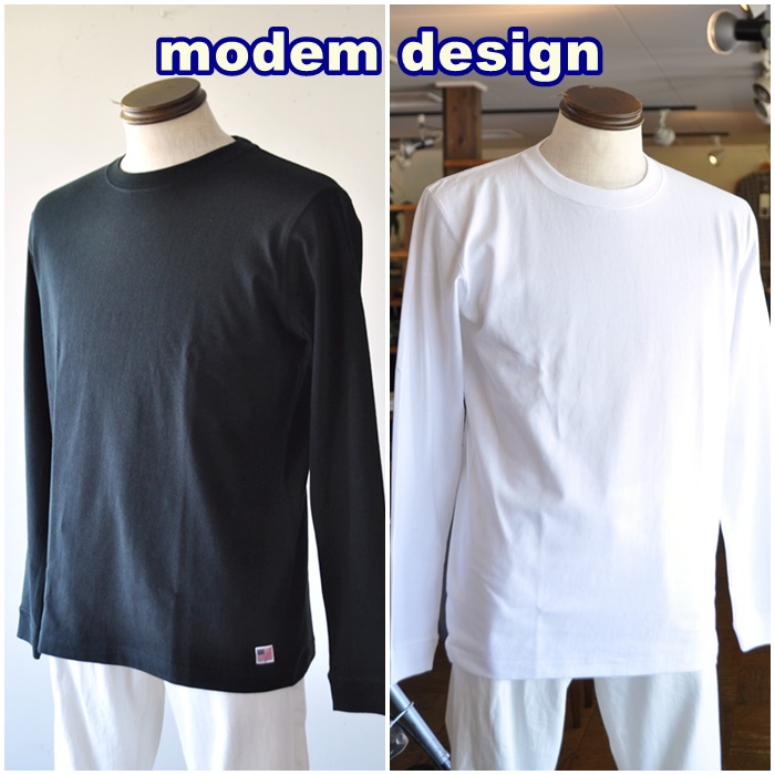 modemdesign モデムデザイン　長袖ロンT　カットソー　S-4