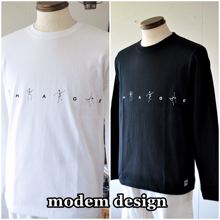 modemdesign　 モデムデザイン　長袖ロンT　カットソー ロングスリーブT