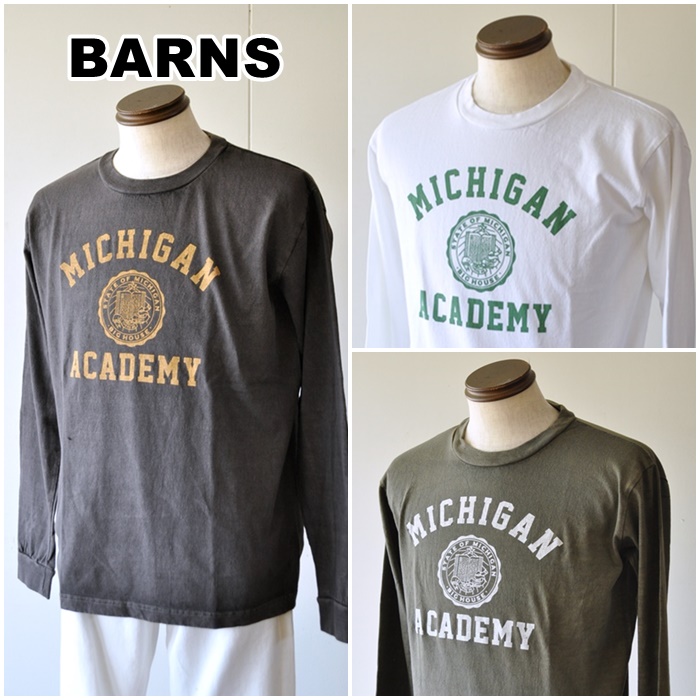 日本製ＢＡＲＮＳ　バーンズ　長袖Ｔシャツ　ロンＴ　カットソー　のご紹介です。
