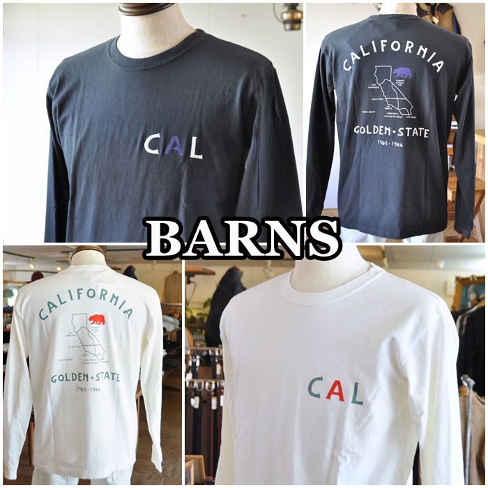 BARNS バーンズ　　ロングスリーブT 長袖ロンT　22418 カットソー