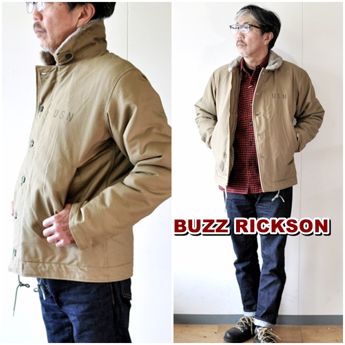 ＴＯＹＯ　のブランド！バズリクソン　ＢＵＺＺＲＩＣＫＳＯＮ　Ｎ－１デッキジャケット