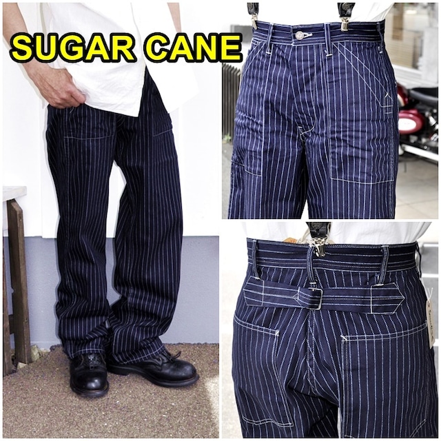 シュガーケーン　ＳＵＧＡＲＣＡＮＥ　 ウォバッシュデニム　ストライプ　９オンスデニム