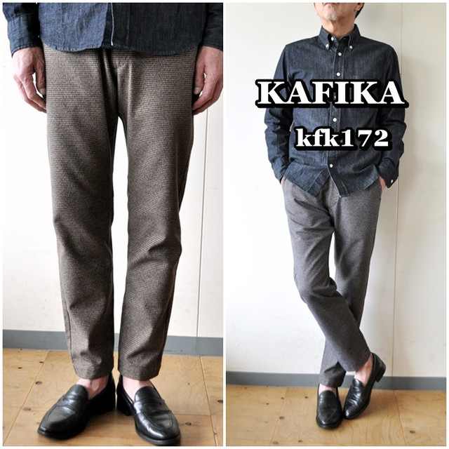 カフィカ　ＫＡＦＩＫＡ　千鳥格子　トラウザーパンツ　ＫＦＫ１７２