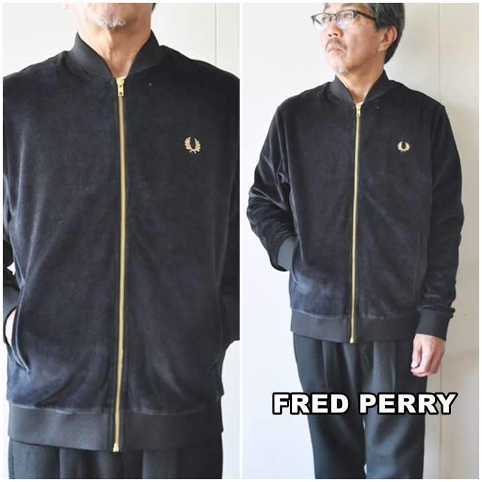 フレッドペリー FRED PERRY ジャケット ベロア ボンバージャケット