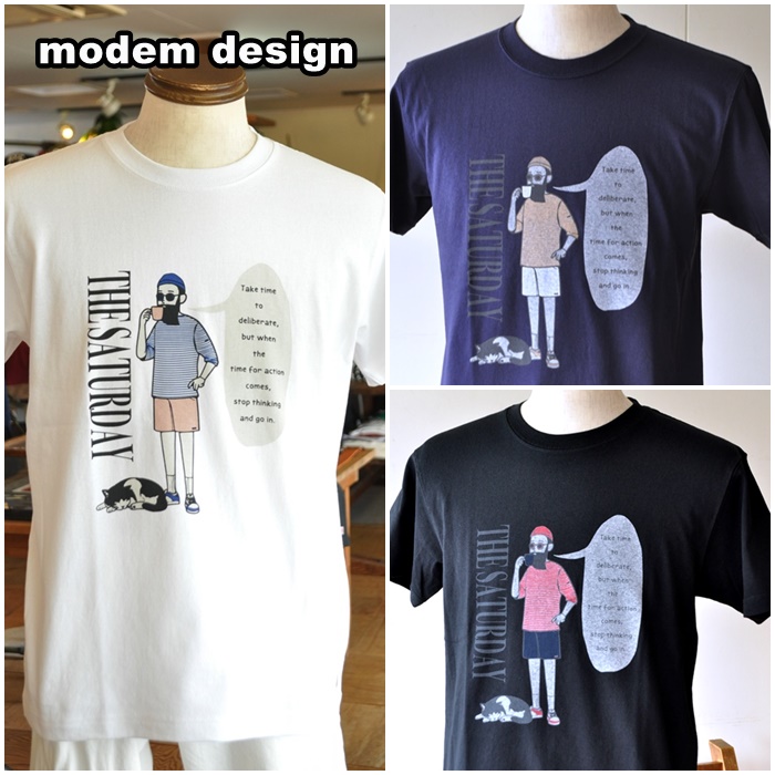 modemdesign　 モデムデザイン　半袖T　 カットソー 　メンズ　　2201051　