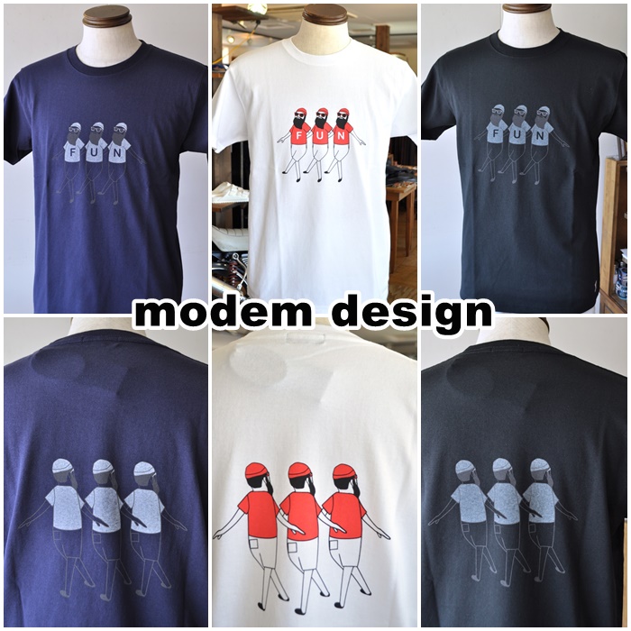 modemdesign　 モデムデザイン　半袖T　 カットソー 　2109051　Tシャツ