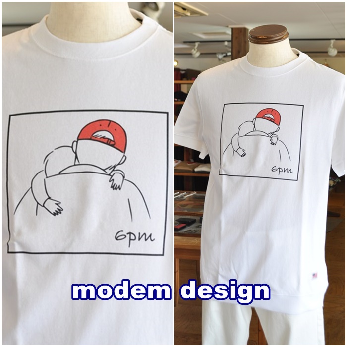 ＭＯＤＥＭＤＥＳＩＧＮ　モデムデザイン　半袖スウェットタイプＴシャツ