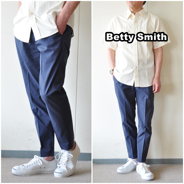 BETTYSMITH ベティスミス　サッカー生地イージーパンツ　602 　