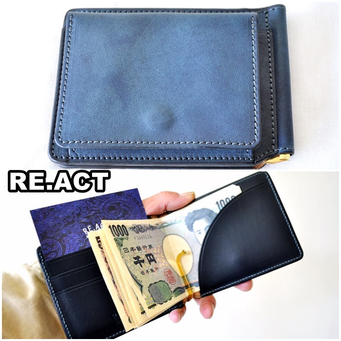 RE.ACT　リアクト　財布　ウォレット　クリップウォレット　RA２０２１－００５AI