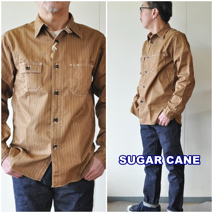 SUGARCANE シュガーケーン　ウォバッシュワークシャツ　28516