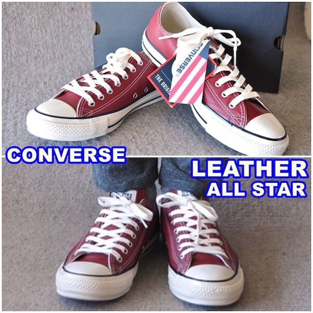 CONVERSE 　コンバース　オールスター　ALLSTAR　レザースニーカー　
