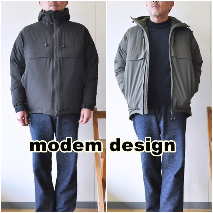 modem design　モデムデザイン 　ダクロン中綿ジャケット　