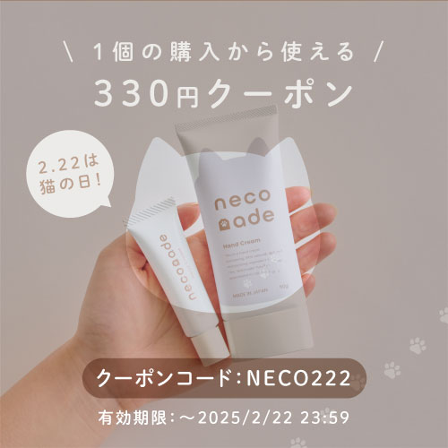 2月22日は猫の日。特別なクーポンをご用意しました