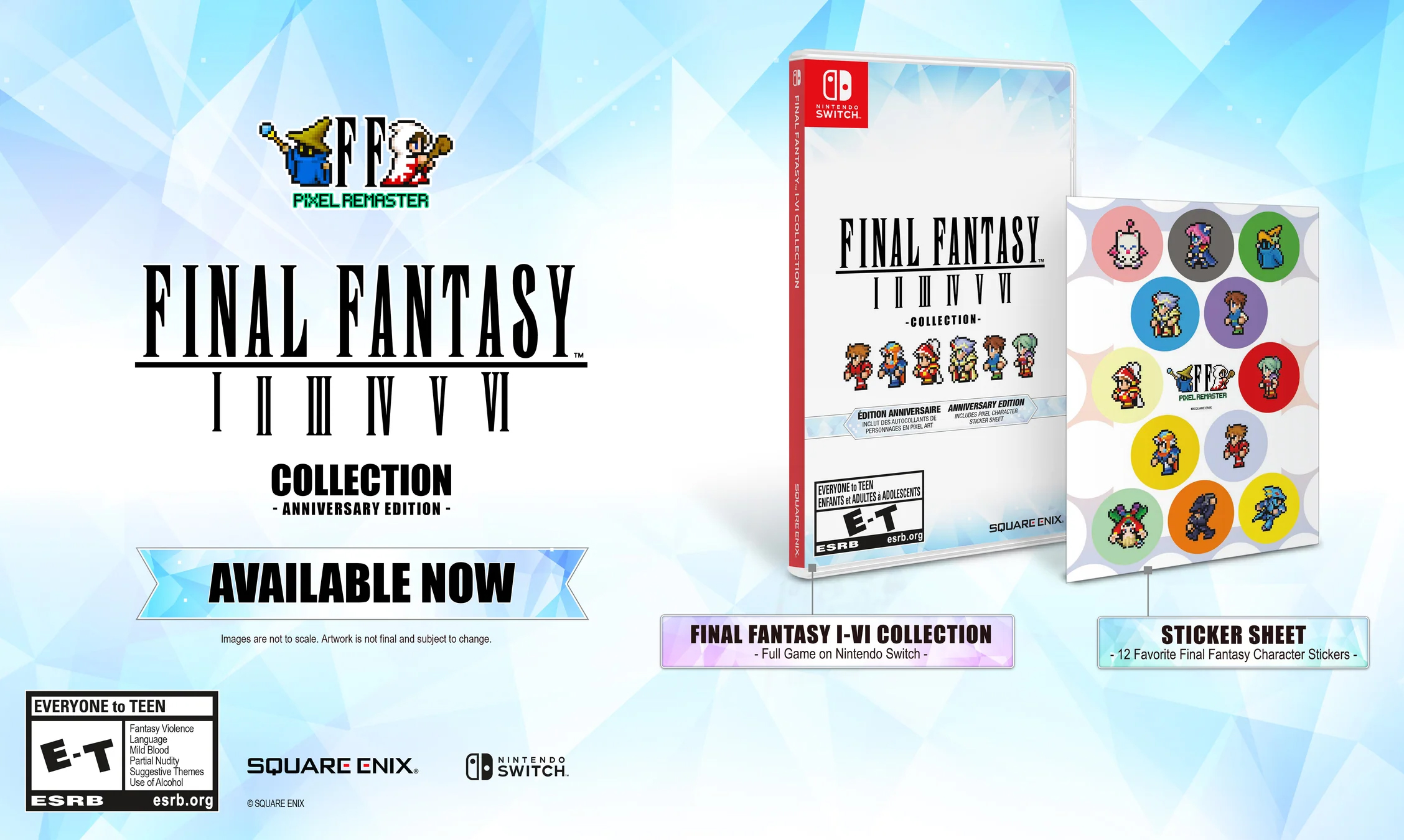 ファイナルファンタジー I-VI ピクセルリマスター AEが入荷しました！