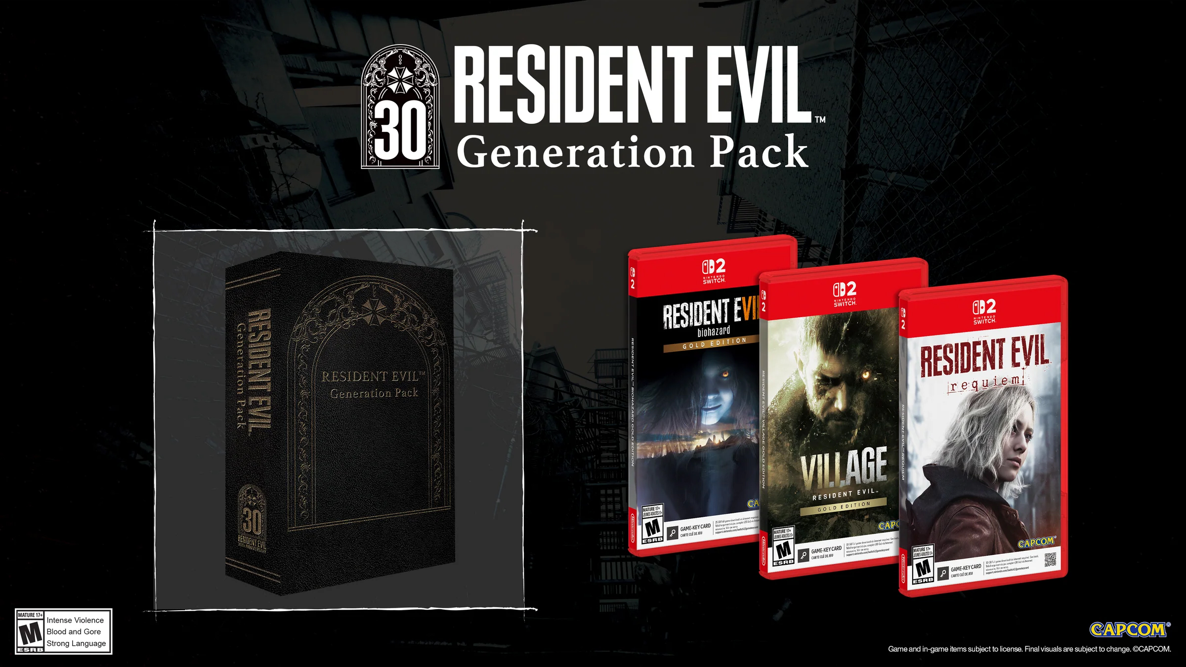 【新品／北米版】RESIDENT EVIL GENERATION PACKが入荷しました！